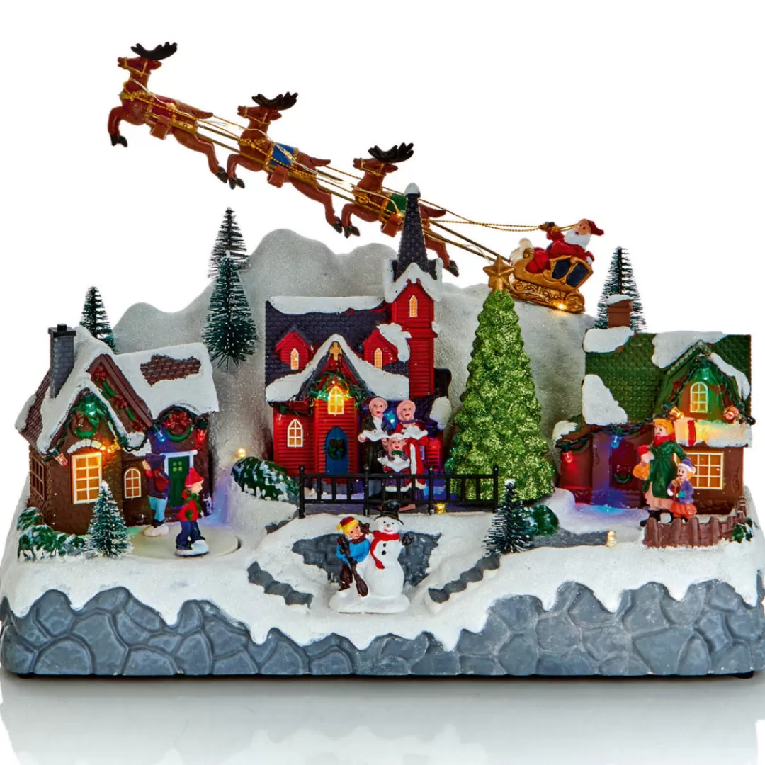 The Christmas Shop Musicals | Lighted Houses*Village Scene