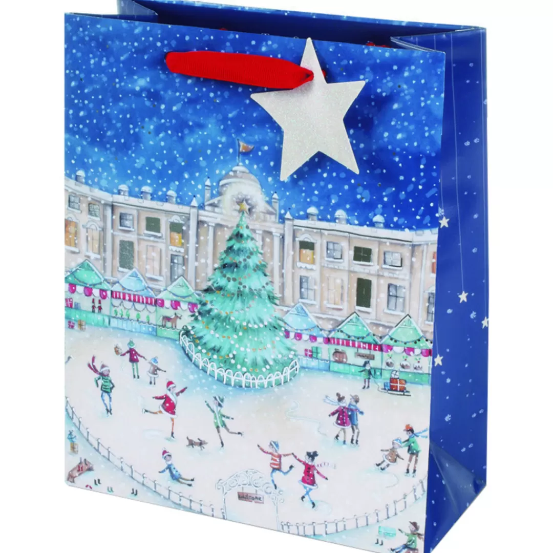 The Christmas Shop Bags*Winter Village Gift Bag