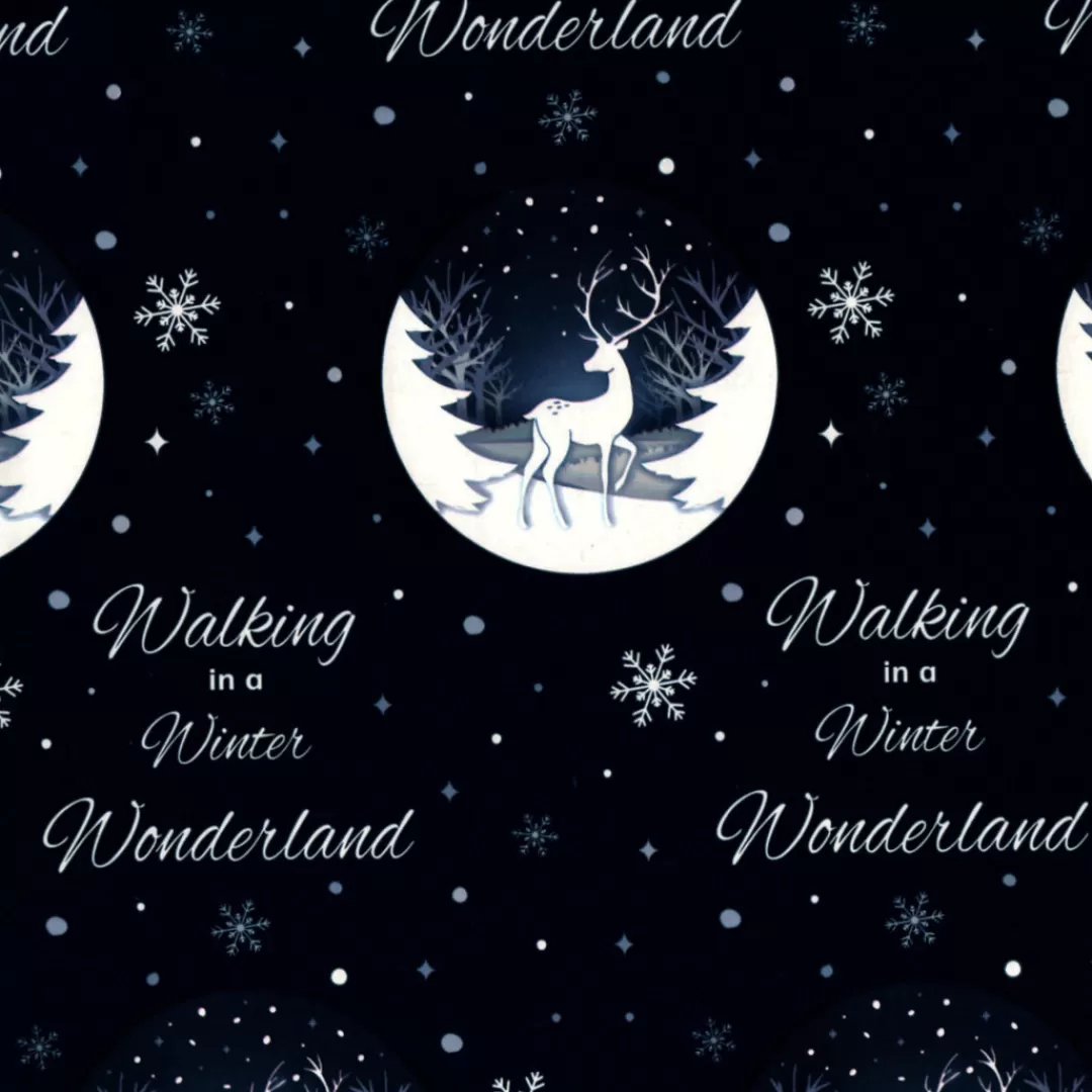 The Christmas Shop Wrap*Winter Wonderland Wrapping Paper