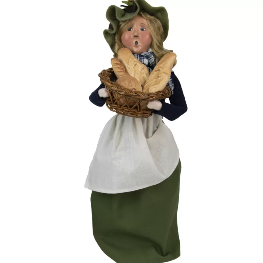 The Christmas Shop Byers Choice Carolers*Woman Selling Bread